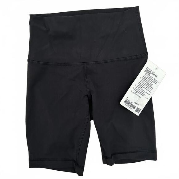 NWT Lululemon Wunder Train High-Rise Short 8" Sz 4 Black - Picture 2 of 6